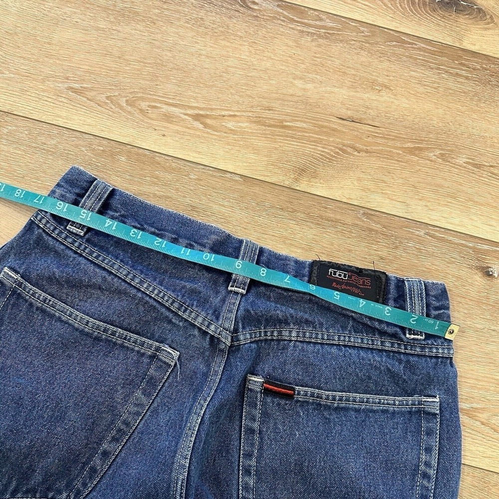 Vintage Fubu Jeans Mens 34 x 33 Wide Leg Baggy Denim Skater Y2K JNCO Cargo‎ - Picture 6 of 16